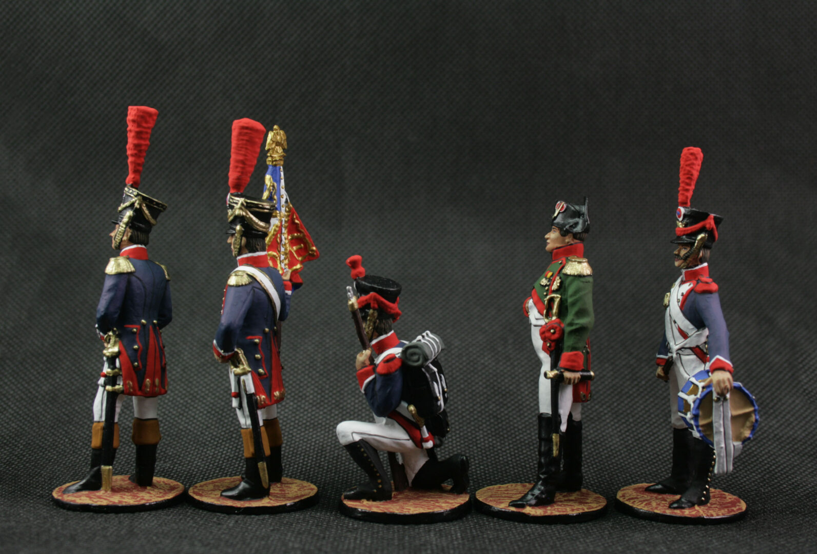 Tin soldier 54 mm Painted Set of tin soldiers Napoleon 1812. Historical Miniature Napoleonic - Image 2