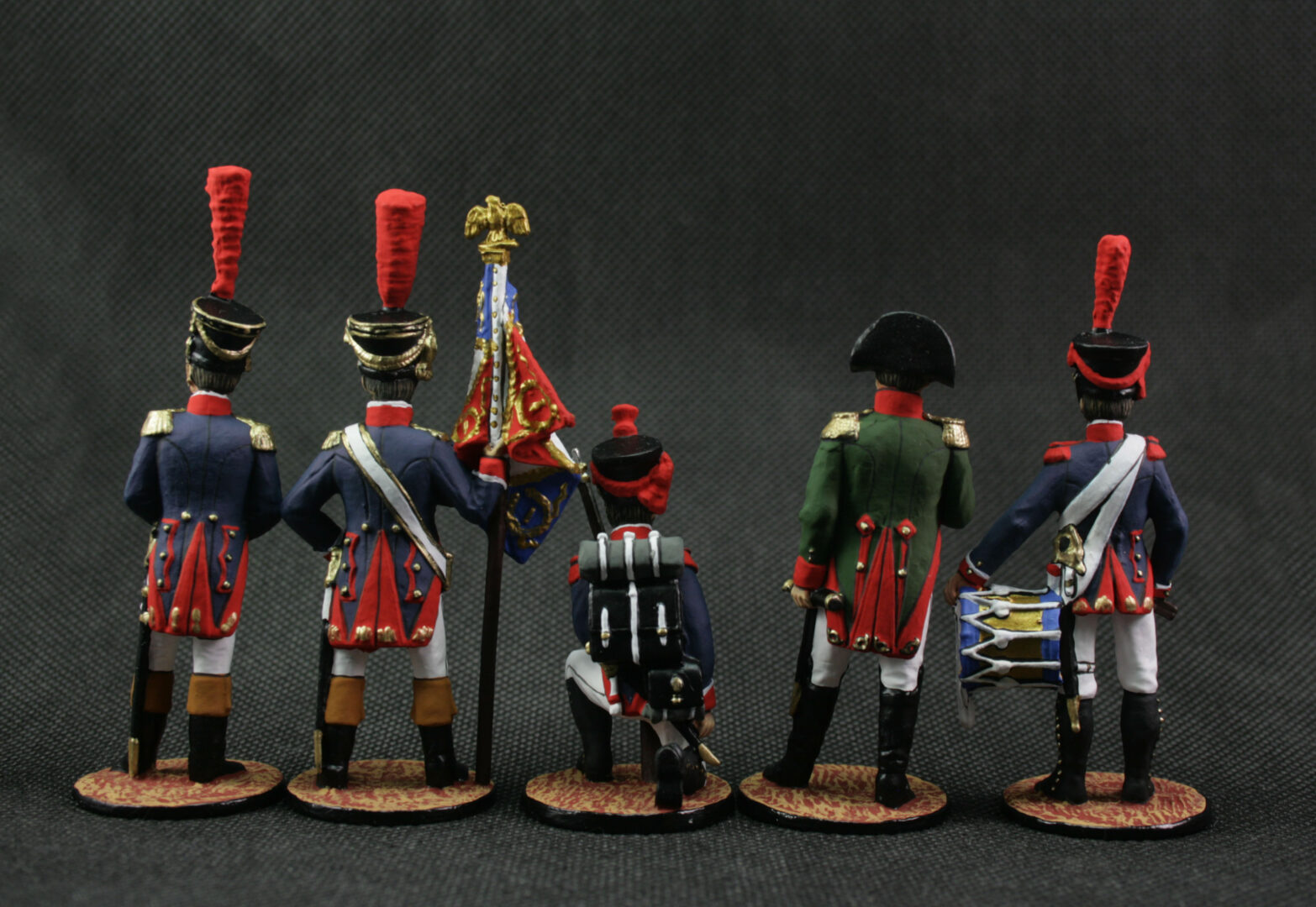 Tin soldier 54 mm Painted Set of tin soldiers Napoleon 1812. Historical Miniature Napoleonic - Image 3