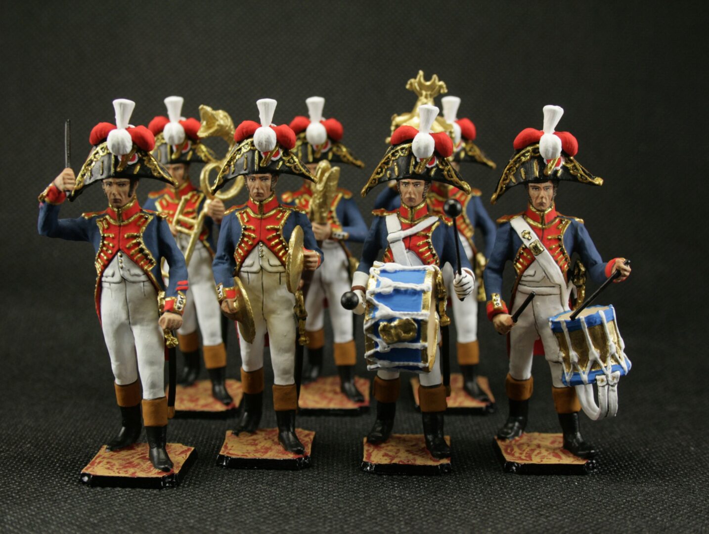 Tin soldier 54 mm Model Set of tin soldiers First set Band of the Grenadier Regiment France 1812 Historical Miniature Napoleonic - Image 4