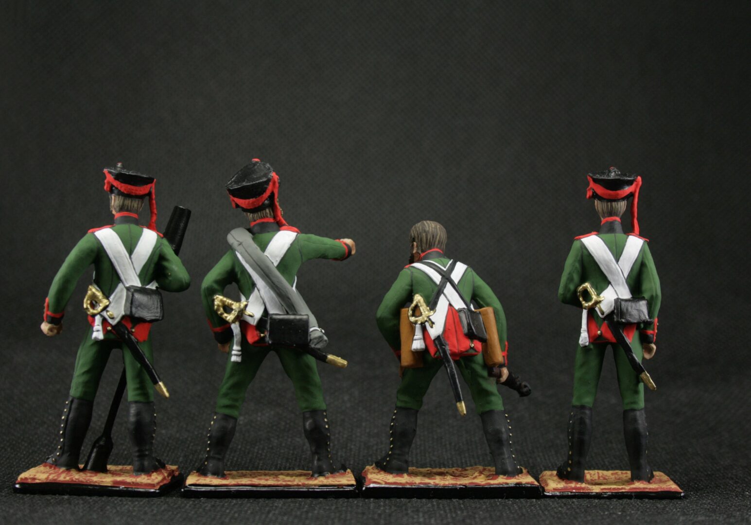 Tin soldier 54 mm Set of 5 pieces tin soldiers Artillery A gun 1812 Historical Miniature Napoleonic - Image 3