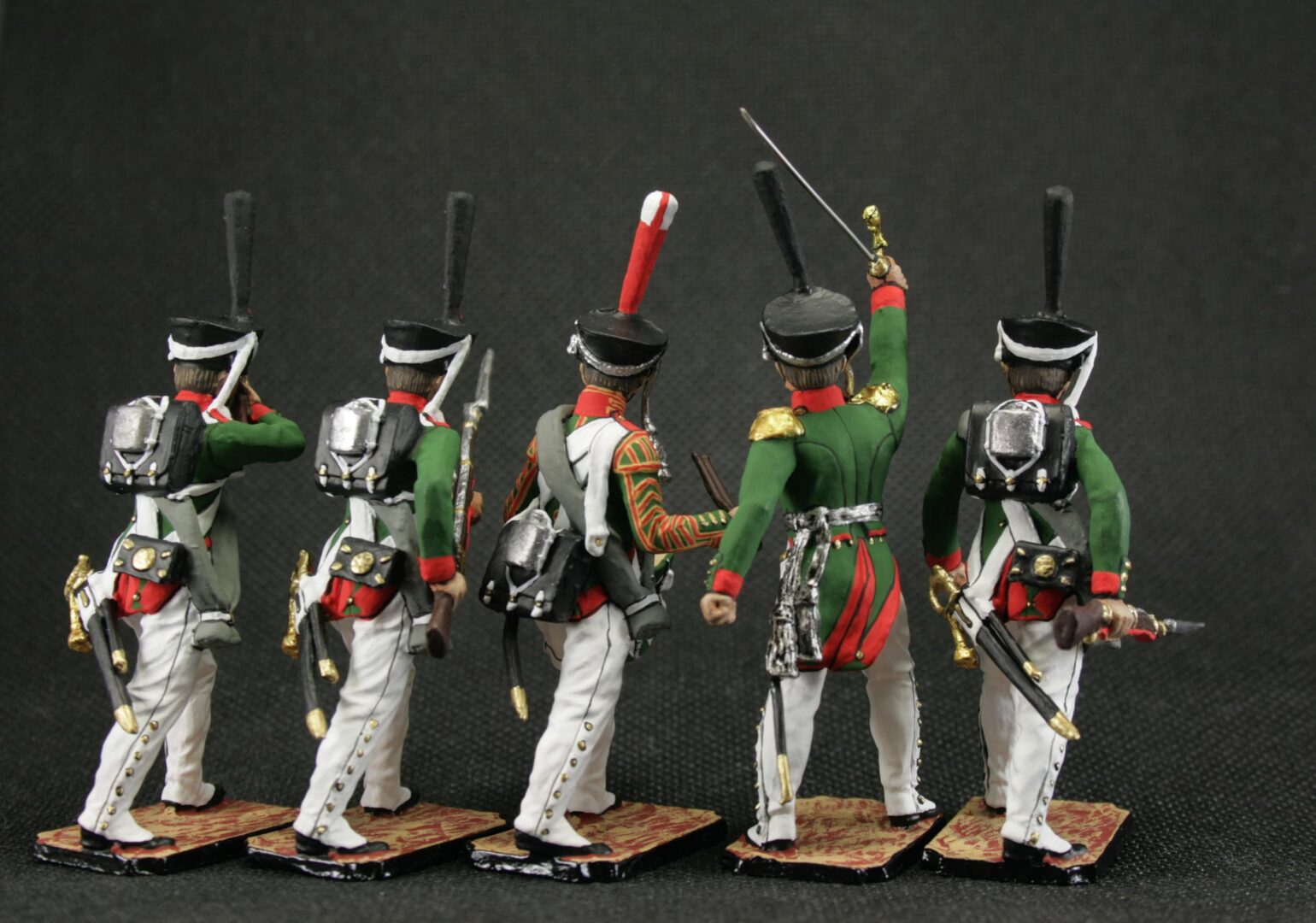 Tin soldier 54 mm Set of tin soldiers Napoleon 1812. Historical Miniature Napoleonic - Image 3