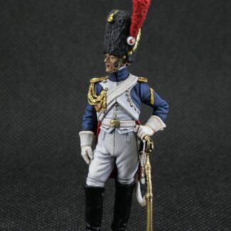 Painted tin soldier 54 mm Scale 1/32 Historical Miniature Napoleonic wars. Grenadier. France, 1807-14