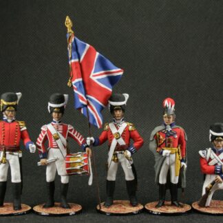 Tin soldier 54 mm Model Set of tin soldiers Great Britain 1812 Historical Miniature Napoleonic
