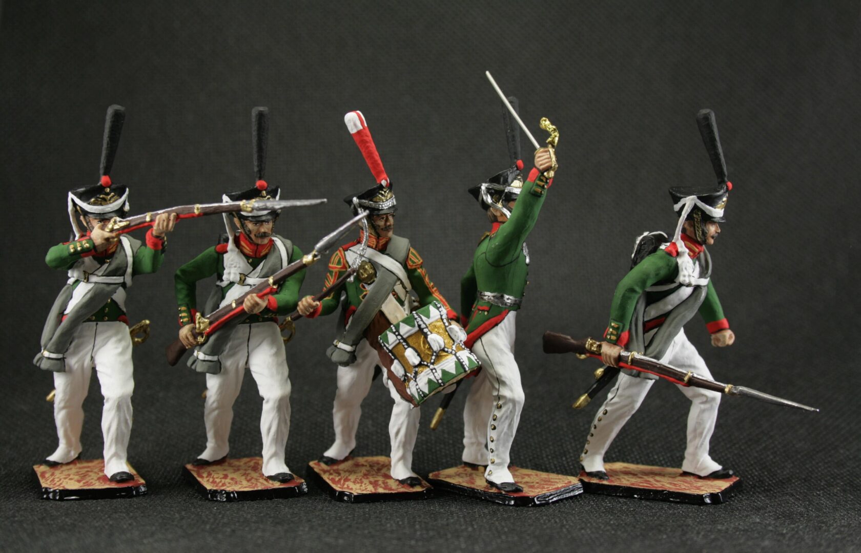 Tin soldier 54 mm Set of tin soldiers Napoleon 1812. Historical Miniature Napoleonic - Image 4