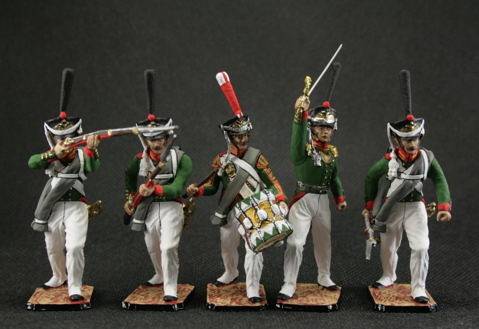 Tin soldier 54 mm Set of tin soldiers Napoleon 1812. Historical Miniature Napoleonic - Image 2