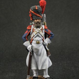 Painted tin soldier 54 mm Historical Miniature Napoleonic sapper France, 1808-12