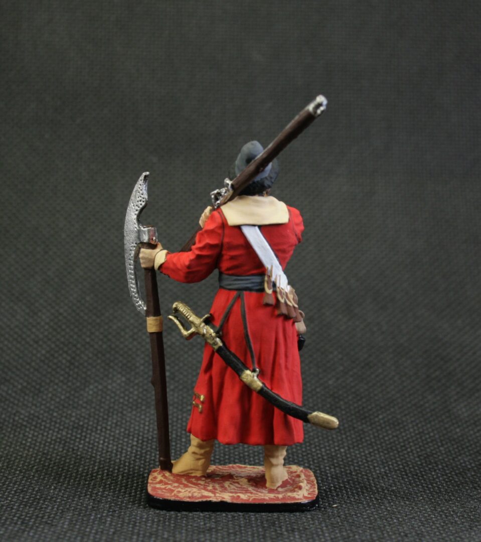 Collectible tin toy soldier 54 mm Painted Historical Miniature Moscow Strelets, 17th century - Image 3