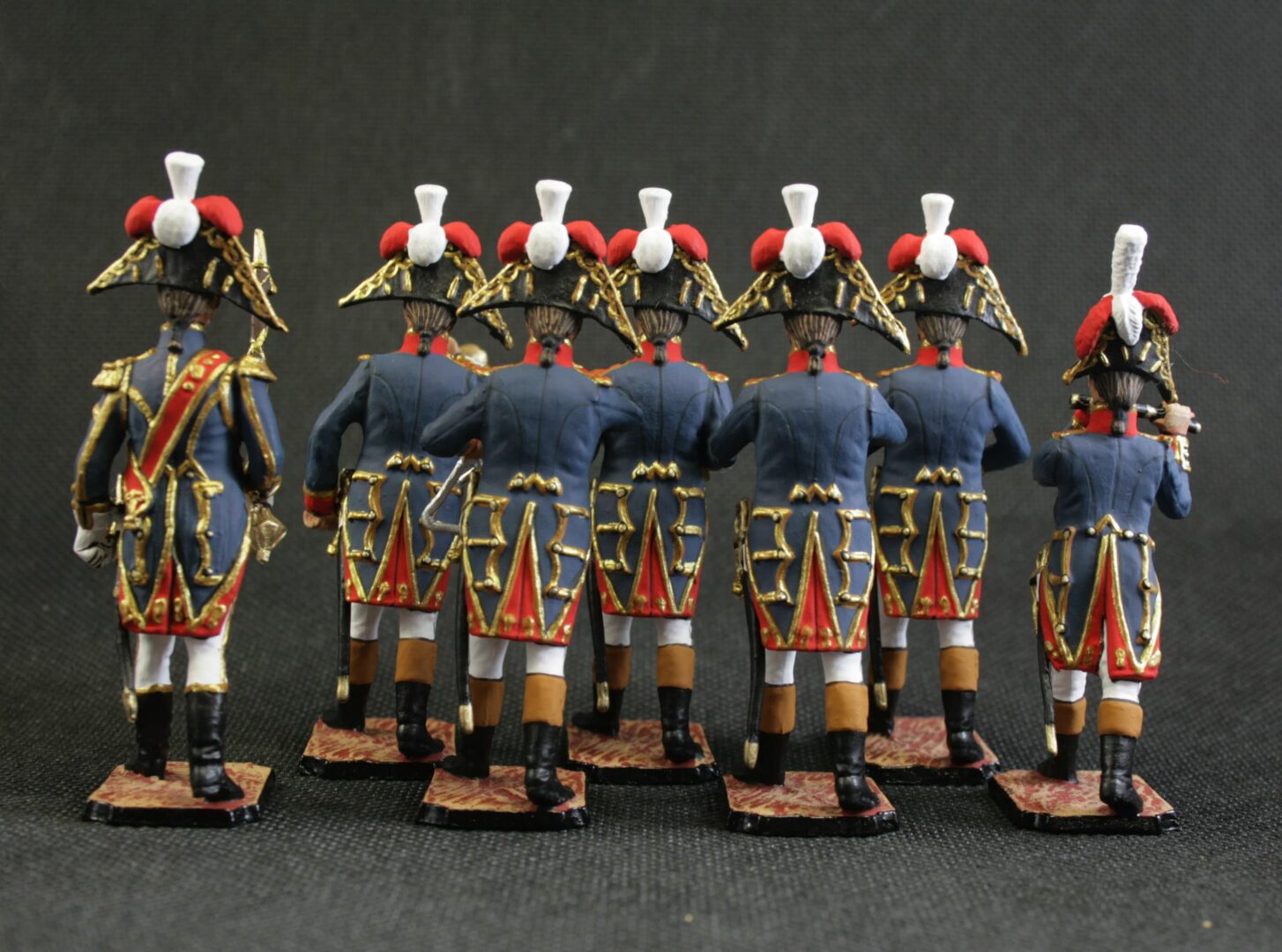 Tin soldier 54 mm Model Set of tin soldiers Second set Band of the Grenadier Regiment France 1812 Historical Miniature Napoleonic - Image 4