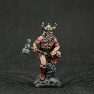 tin toy soldier 54 mm Scale 1/32 Painted Figurine Historical Miniature Viking. Thor, god of thunder and storm. Gift for him unique