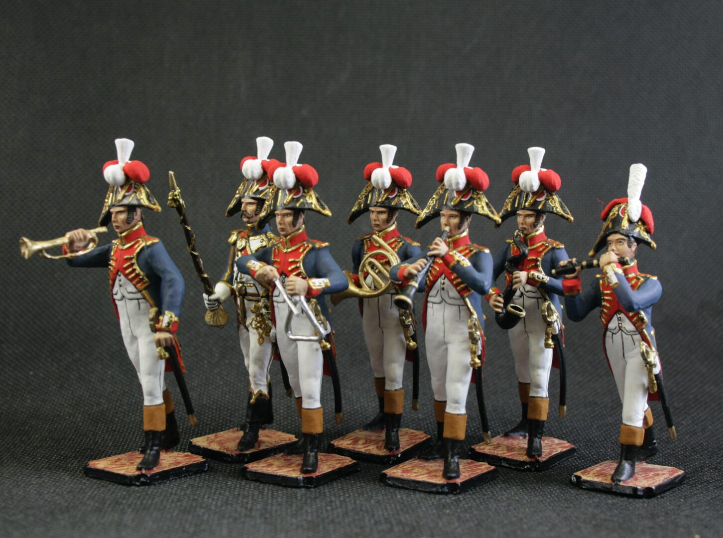 Tin soldier 54 mm Model Set of tin soldiers Second set Band of the Grenadier Regiment France 1812 Historical Miniature Napoleonic - Image 5