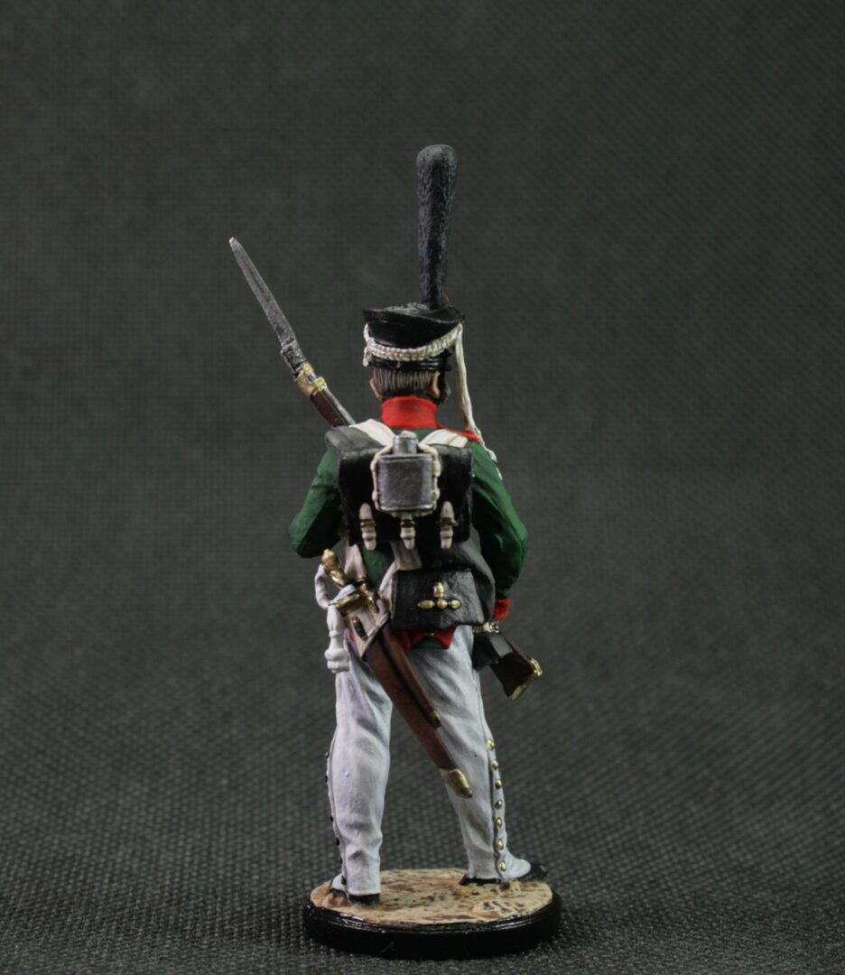 Painted tin soldier 54 mm Scale 1/32 Historical Miniature Napoleonic wars. Grenadier of the Tauride Grenadier Regiment. - Image 4