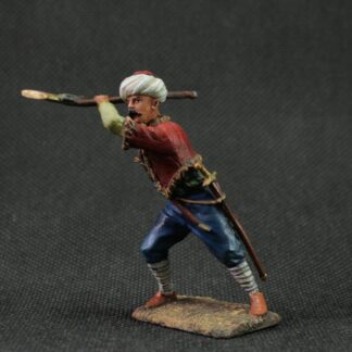 Collectible tin toy soldier 54 mm Painted Historical Miniature Tyufekchi - musketeer Ottoman Empire.